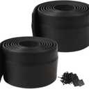 XmuxHai 5.2IN*5.74FT*4PCS Rubber Fender Extension Flexible Rubber Wheel Arch for SUV and Truck Fender Flare Edge Trim Mud Flaps Mudguards