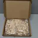 Barydat 300 Pcs 0.5 in Wooden Cubes,Unfinished Wooden Blocks for Crafting Natural Craft Wood Square Blank Cube for DIY Project Baby Showers