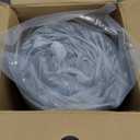 XXL Dog Bed for Crate High Resilience Foam Crate Pad Mat for Large Dogs Washable Anti-Slip,47" x 29",Dark Gray