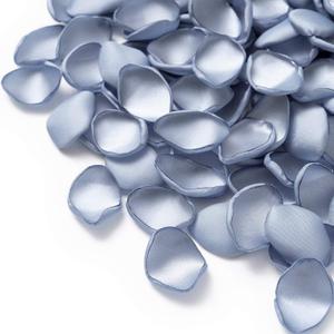Ling's Moment Rose Petals, Silk Flower Petals for Wedding/Aisle/Flower Girl Baskets/Table Centerpiece Décor, etc. Dusty Blue Baby Blue 200pcs