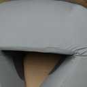cooloo8 Reading Pillow with Armrests Extra Large Memory Foam Gaming Pillow for Adult, Lap Desk for Laptop, Arm Rest for Working, Crocheting, Playing Game or Siting in Bed, Floor, Sofa, (Grey)