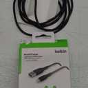 Belkin BoostCharge Lightning Cable - 6.6ft/2M - MFi Certified Apple iPhone Charger USB to Lightning Cable - iPhone Cable - iPhone Charger Cord - Apple Charger - USB Phone Charger - Black