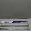 LONTAN 24 Inch Soft Close Cabinet Hardware 1 Pair Soft Close Drawer Slides-3 Fold Full Extension Ball Bearing Heavy Duty 100LB Capacity Drawer Slides with Rear Mounting Brackets