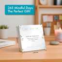 2026 Mindfulness Daily Desktop Calendar | Day To Day Tear Off Calendar with 365 Positive Affirmation Exercises for a Year of Calm Self Care, Box Calendar Gift For Women, Christmas Stocking Stuffer Gift for Home or Office