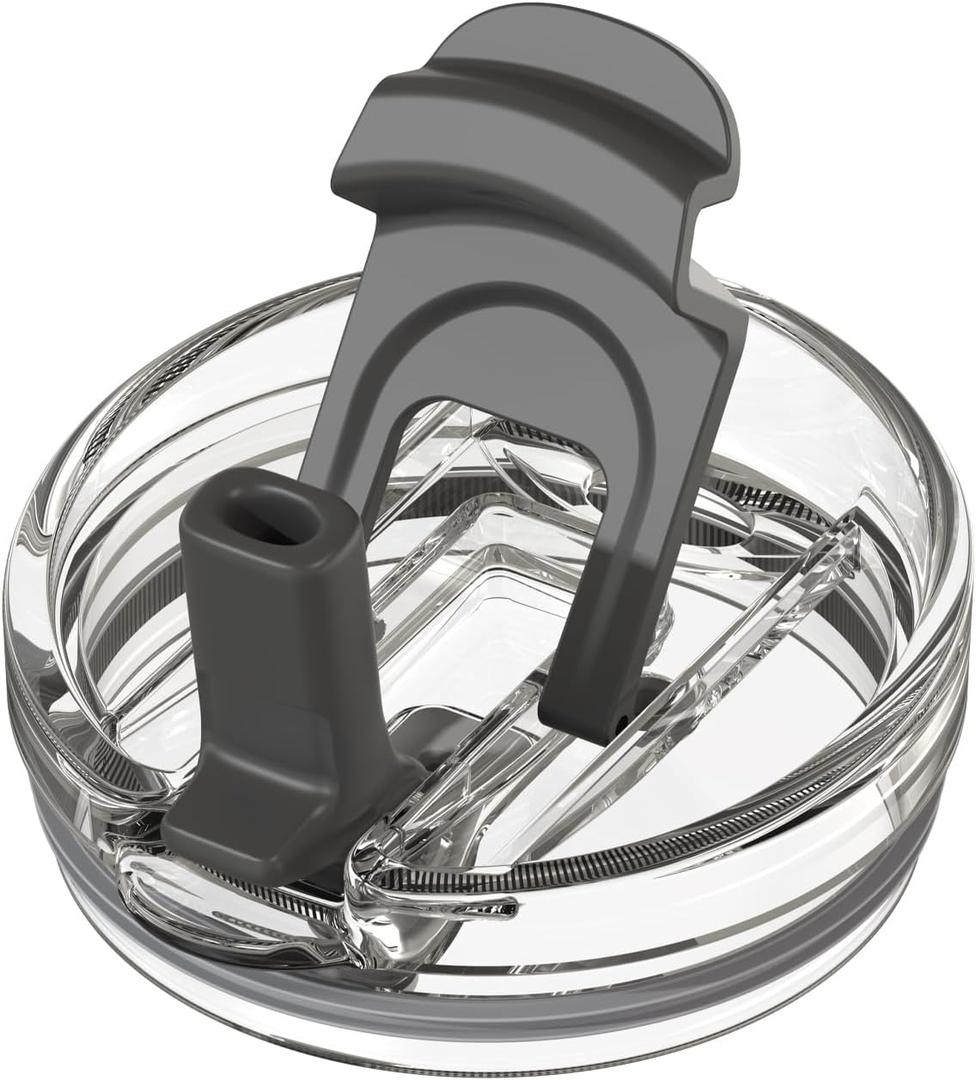 Zukro Replacement Lid for 50 oz & 40 oz cold1 Reduce Tumbler, Fit for 42 oz, 35 oz, 30 oz Yeti Rambler Tumbler, Press-in Leakproof 2-in-1 Flip Straw Lid fit for Hydrapeak 40 oz Cup, Black