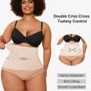 Nebility Plus Size Shapewear for Women Tummy Control Butt Lifting Panties Hi- Waist Trainer Body Shaper Short Belly Underwear (4X, Beige Plus Size) at Amazon Womens Clothing store (Beige, XXL)
