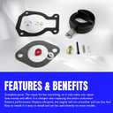 398453 Carburetor Rebuild Kit Compatible with Johnson Evinrude OMC outboard, ohnson Evinrude OMC 3HP 4HP 4.5HP 5HP 6HP 7.5HP 8HP 9.9HP14HP 15HP boat motor engine fuel pump system
