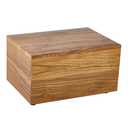 WEVOIRD Rustic Solid Barn Wood Burial Cremation Urn Boxes and Casket for Human Ashes Adult Man or Woman up to 240 lbs