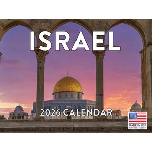 Israel Calendar 2026 Monthly Wall Calender 12 Month | American Made In The USA