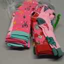 Ramede 12 Pairs Pink Christmas Socks for Women Bulk with Snowman Santa Xmas Crew Socks Holiday Gift for Stocking Stuffer Party Favors