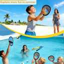 Toss and Catch Baseball Toys,Outdoor Sport Games for Kids and Family with Tball Bats and Toddler Baseball Glove and Sticky Soft Balls. Great for Yard Lawn Beach Pool and Indoor Fun