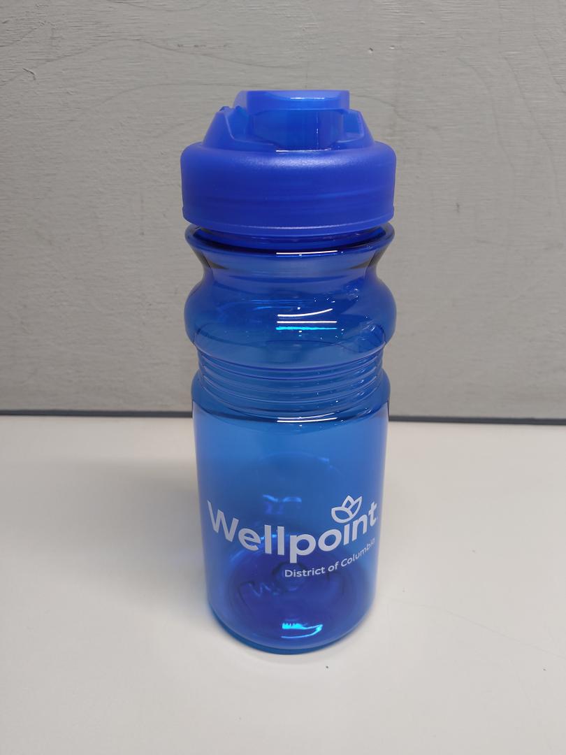 10 Pcs Blue Water Bottles 12 Oz