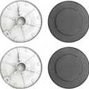 4Pcs 3.93" Oven Gas Hob Burner Crown Flame Cap Cover Replacement for Sabaf Gas Stoves Gas Range Flame Spreaders