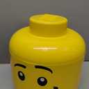 Room Copenhagen, Lego Storage Heads Stackable Storage Container - Buildable Organizational Bins for Kids Toys and Accessories - 9.45 x 9.45 x 10.67in - Large, Silly, Holds 500 Bricks
