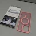 ESR for iPhone 15 Pro Max Case, Compatible with MagSafe, Military-Grade Protection, Yellowing Resistant, Scratch-Resistant Back, Magnetic Phone Case for iPhone 15 Pro Max, Classic Series, Frosted Pink