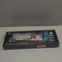 AULA F108 PRO - Wireless Mechanical Keyboard with Screen&Knob,Hot Swappable Gaming Keyboard with 8000mAh Battery,Pre-lubed Switches,RGB Backlit,PBT Keycaps Creamy Sounding Computer Keyboards,104 Keys (White&Red)