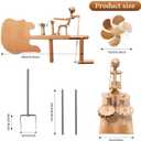 Drummer Windmill, 2025NEW Wind Spinners for Yard and Garden, Handmade Metal Rock Band Windmill, Rockin Art Figurine, Wind-Powered Kinetic Sculpture, Outdoor Decoration