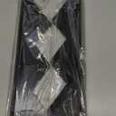 Stove Gap Covers Stainless Steel 2 Packs, 13.8"-27.5" Retractable Range Gap Cover, Heat-Resistant Stove Gap Filler, Cooktop Trim Kit, Stove Guard for Even Surface - Black