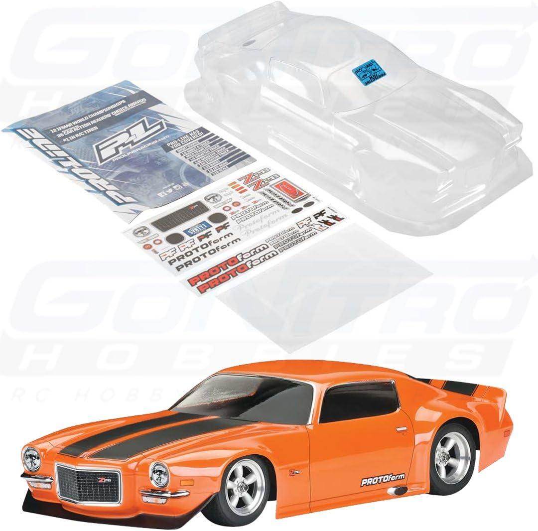 Proline Power PROTOform 1971 Chevrolet Camaro Z28 Clear Body VTA Class PRM155240 Car/Truck Bodies Wings & Decals
