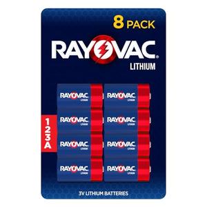 Rayovac 123A Batteries (6 Pack), 123A Lithium Batteries, Great For Cameras