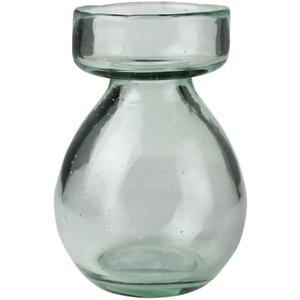 HomArt Recycled Glass Bulb Vase, Clear, 1-Count