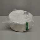 NYHI 125 Pack Compostable 10 Inch Heavy Duty Paper Disposable Plates Bulk For Adults Kids White Sugarcane Plates Cut Leak Resistant Compostable