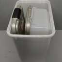 IRIS USA, 30 lbs & 11 lbs Combo Airtight Dog Food Storage Container, Stackable Treat Box