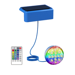 Underwater Pool Light - LED Underwater Light | Waterproof RGB Lights | with Remote Control, Magnetic Mount and Suction Cup, for Garden, Pond, Hot Tub, Ideal for Parties and Decorations