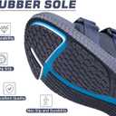 KuaiLu Mens Hiking Sandals with Arch Support Orthopedic Walking Recovery Sandals for Plantar Fasciitis Open Toe Summer Athletic Sport Comfortable Cushion Breathable Outdoor Water Sandals Size7-13