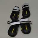 QUMY Dog Shoes for Large Dogs, Medium Dog Boots & Paw Protectors for Winter Snowy Day, Summer Hot Pavement, Water-Resistant in Rainy Weather, Outdoor Walking, Indoor Hardfloors Skid-Resistant Sole (Size 2: 1.9''x2.4''(W*L) (Pack of 4))