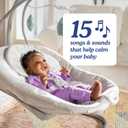 Graco Simple Sway Baby Swing, SidetoSide Motion, Infant Swing with 6 Speeds, Vibration, Ivy