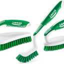 Libman Scrub Brush Kit  Three Different Durable Brushes for Grout, Tile, Bathroom, Kitchen. Easy to Handle, Strong Fibers for Tough Messes  Family Made in the USA, Unisex Lot 2406