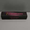 Mini Crimper for Short Hair 1/2 Inch, Small Crimper Hair Tool for Tight Beach Waves, 3 Barrel Waver with Argan Oil Infused, Easy to Use (Pink)