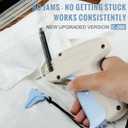 Stitch Gun for Clothes, Tagging Gun for Clothing, Micro Handheld Tag Gun Quick Stitch Sewing Gun, Portable Quick Clothing Fixer Hemming Tool Includes 6 Needles and 1000 Black White Fasteners