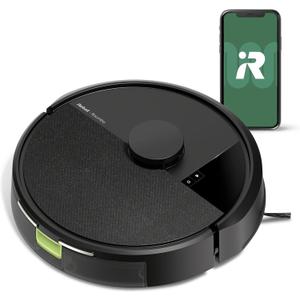 iRobot Roomba 105 Vac Robot Vacuum - Easy to use, Intense Power-Lifting Suction, LiDAR Navigation, Multi-Surface Cleaning, Cleans in Neat Rows, Self-Charging