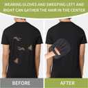 2 Pcs Pet Hair Removal Glove, Magic Brush Electrostatic Pet Hair Remover Glove, Reusable Dog Cat Hair Fur Remover Mitt, Pet Grooming Cleaning Gloves, Pet Hair Cleaner Removal Tool for Couch, Carpet