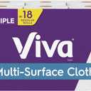 Viva Multi-Surface Cloth Paper Towels, Choose-A-Sheet - 6 Triple Rolls = 18 Regular Rolls (165 Sheets Per Roll)