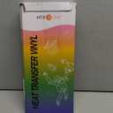 HTVRONT Boho HTV Vinyl Bundle - 12 Pack 12"  3FT Heat Transfer Vinyl for T Shirts, Pastel Iron on Vinyl Compatible with Cricut Cutting Machine, Easy to Use HTV with 12 Macarons Color