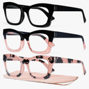 CCVOO Stylish Reading Glasses for Women, Eyeglasses, Blue Light Readers for Women, Computer Eye Glasses, Cheaters(1.75)
