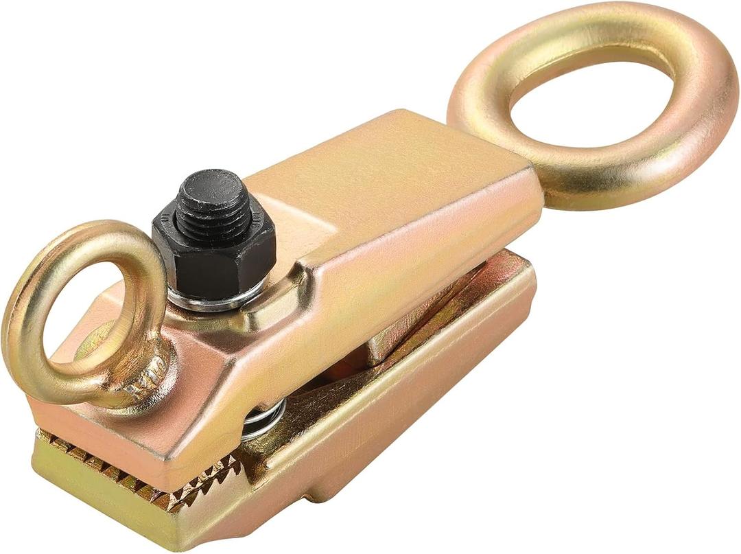 NATGAI 5 Ton 2-Way Auto Body Clamp, Self-Tightening Frame Pull Clamp Grips for Collision Repair, Sheet Metal Maintenance & Car Door Fender Edge Repair, Auto Body Repair Tool with Small Mouth Design