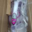 1750W Steam Iron for Clothes, Powerful Steam Iron with Rapid Heating & Ceramic Soleplate, Self-Cleaning, Auto Shut Off, Large Water Tank for Home Use (Purple)