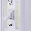 Lights by Night Wireless LED Light Switch, Battery Operated, 100 Lumens, Tap Light, Portable Light Switch, Wireless, Stick-On LED Lights, Under Cabinet, Closet, Basement and More, 39641 White And Kitchen Filter
