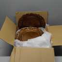 30 Pcs Antique Gold Charger Plates Bulk 13 Inch Embossed Rim Plastic Round Decorative Vintage Plates Charger for Dinner Wedding Party Event Table Setting Decoration (Classic)