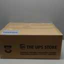 UPPAbaby Minu V3 Travel Stroller | Lightweight + Compact Design | One-Hand Fold + Unfold | from Birth + Overhead Compatible | Dillan (Stone Blue/Carbon Frame/Sand Leather)