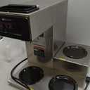 BUNN VP17-3, 12-Cup Low Profile Pourover Commercial Coffee Maker, 3 Lower Warmers, 13300.0003,Silver