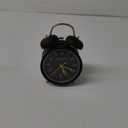 La Crosse 617-3314BG Black Twin Bell Quartz Alarm Clock