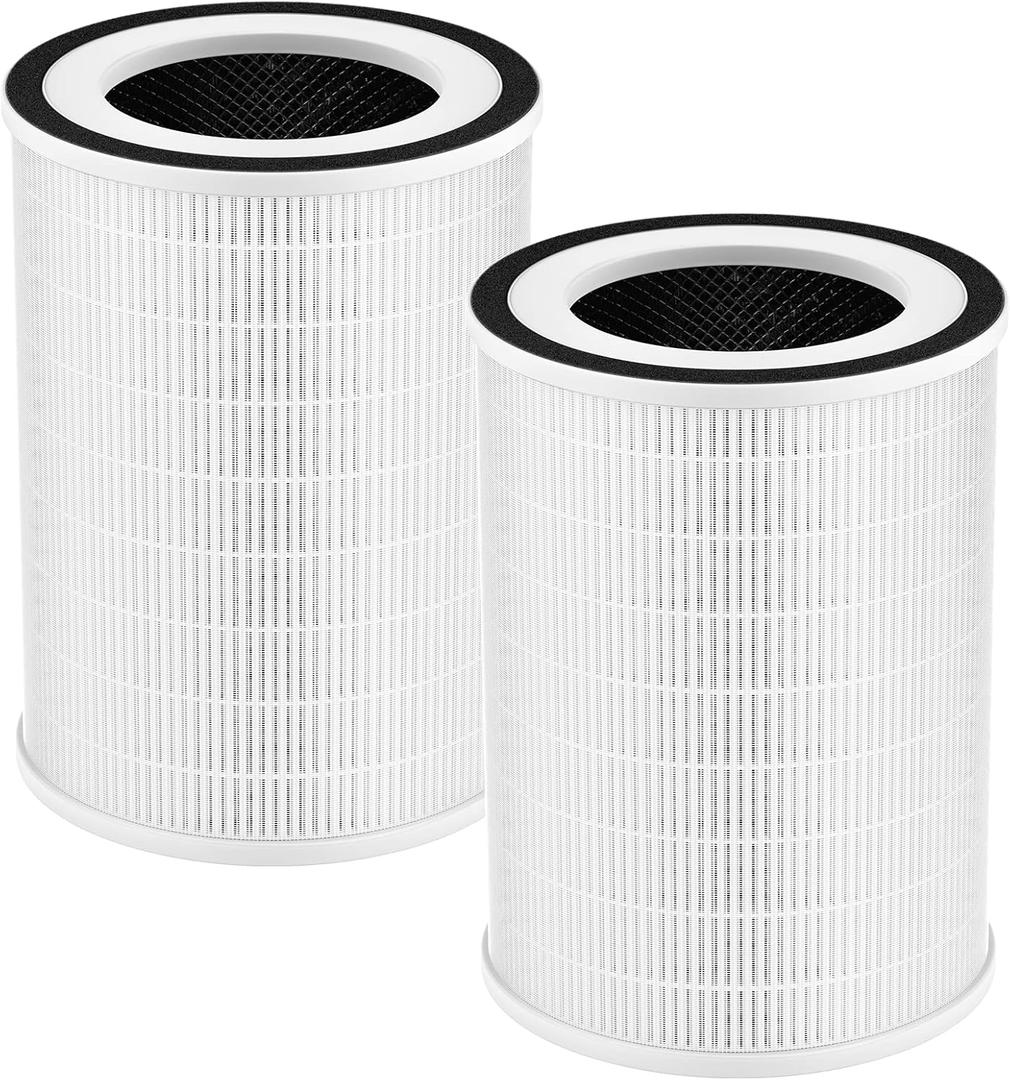 2 Pack KILO Filter Compatible with Afloia KILO, KILOPLUS, KILOPRO, MIRO,MIRO PRO and MORENTO MR-Kilo, Kalo Air Purifier, 360 3-Stage Filtration for Odor,Smoke,Dust,Pollen,Pets