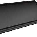 COVERCOOK Griddle Pan, Cast Iron Grill Hot Plate, Rectangular Grill with Flat Surface for Electric Stove Top and Induction Cooktop,16.7 x 9.1in