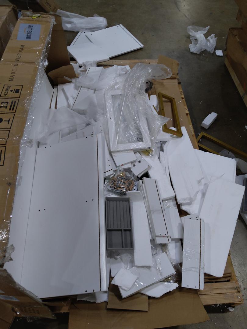 L Shaped Desk with Lift Top, 65" Adjustable Standing Desk with File Drawer, Corner Computer Desks with Storage Shelves, White