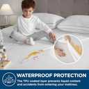 Bedsure Waterproof Mattress Protector Queen Size, Zippered Mattress Encasement, Breathable & Noiseless Bed Cover with Six-Sided Protection, 15 inches Deep